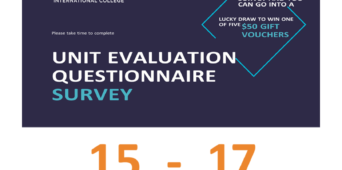 Unit Evaluation Questionnaire Survey - 15th Nov - 17th Dec